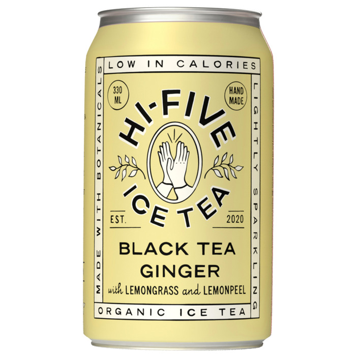 Hi-Five Ice tea black tea ginger (33cl)