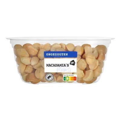 AH Ongezouten macadamia's geroosterd (140g)
