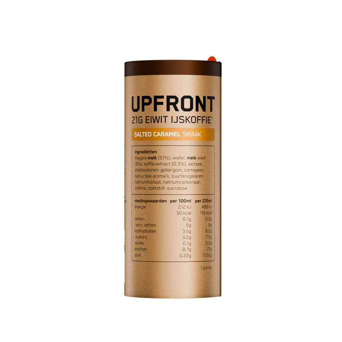Upfront Eiwit ijskoffie salted caramel (235ml)