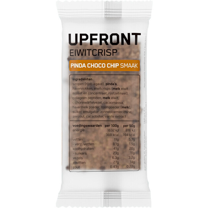 Upfront Eiwitcrisp choco pinda (50g)