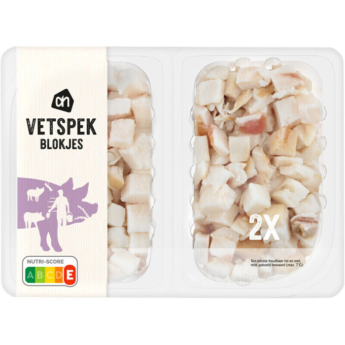 Vetspek blokjes (250g)