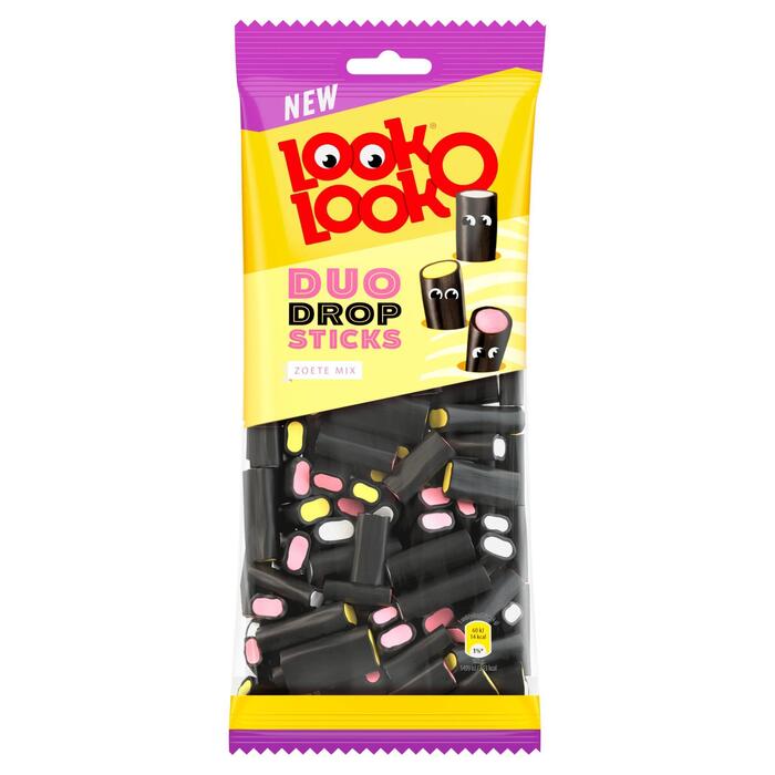 Look-O-Look Duo Drop Sticks Zoete Mix 150g (Zak, 150g)