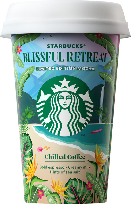 Starbucks Blissful Retreat Chilled Coffee Limited Edition Mocha 220 ml (220ml)