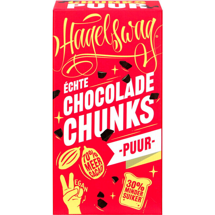 Hagelswag Ontbijtchocolade puur (165g)