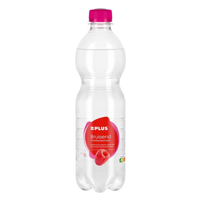 Bruisend water framboos (Fles, 0.5L)