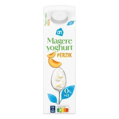 AH Magere yoghurt perzik (1L)