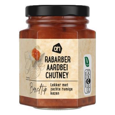 AH Rabarber aardbei chutney (110g)