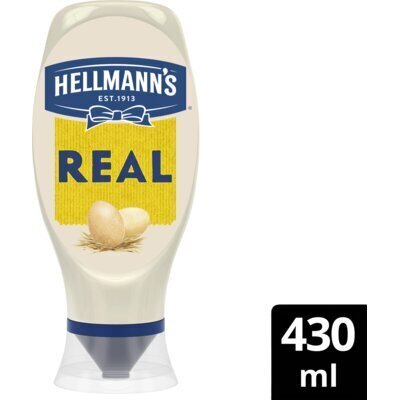 Hellmann's Mayonaise Real 430 ml (Fles, 43cl)