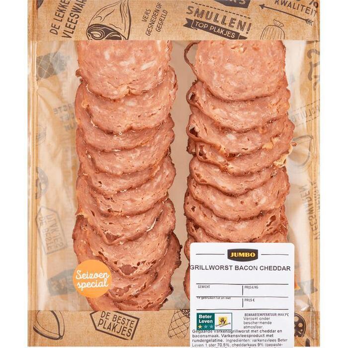 Jumbo Grillworst met Jalapeño en Cheddar ca. 130g