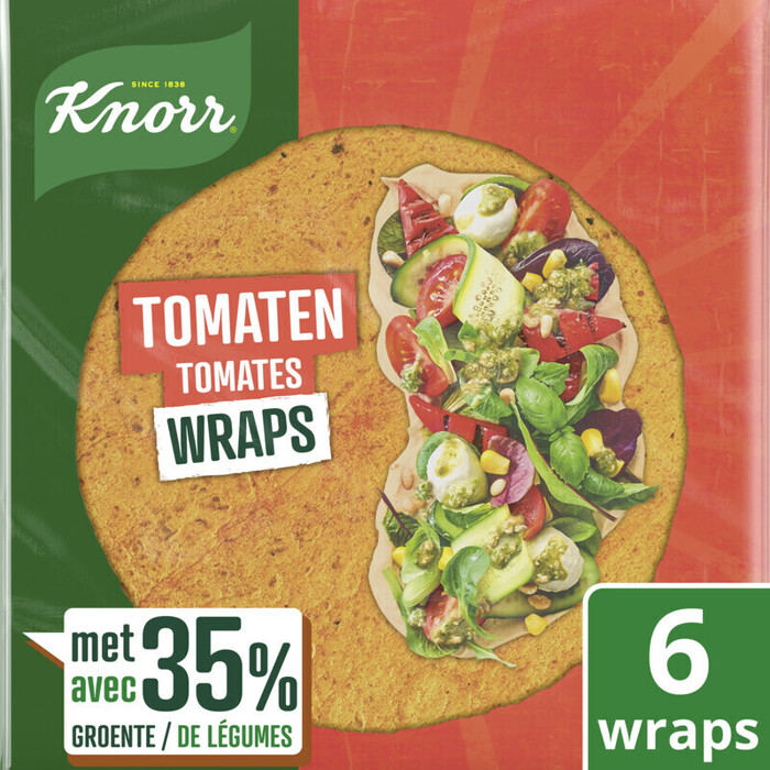 Knorr Groentewrap Tomaat 240g (240g)