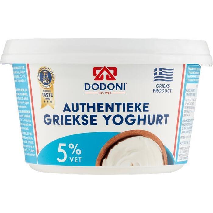 Dodoni Authentieke Griekse Yoghurt 5% Vet 500 g (500g)