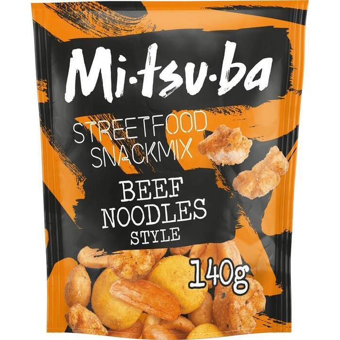 Mitsuba Streetfood snackmix beef noodles (140g)
