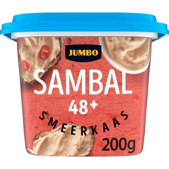 Jumbo Sambal 48+ Smeerkaas 200g (200g)