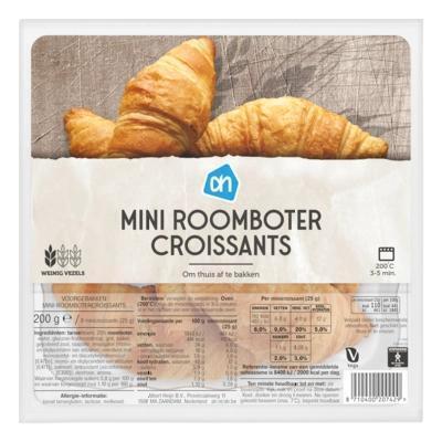 AH Luchtige roomboter mini croissants