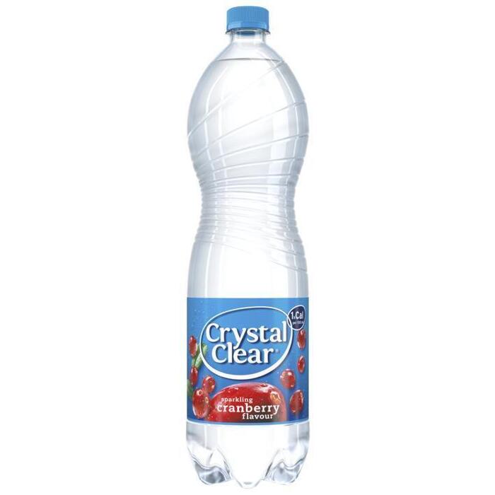 Crystal Clear Sparkling cranberry (Fles, 1.5L)