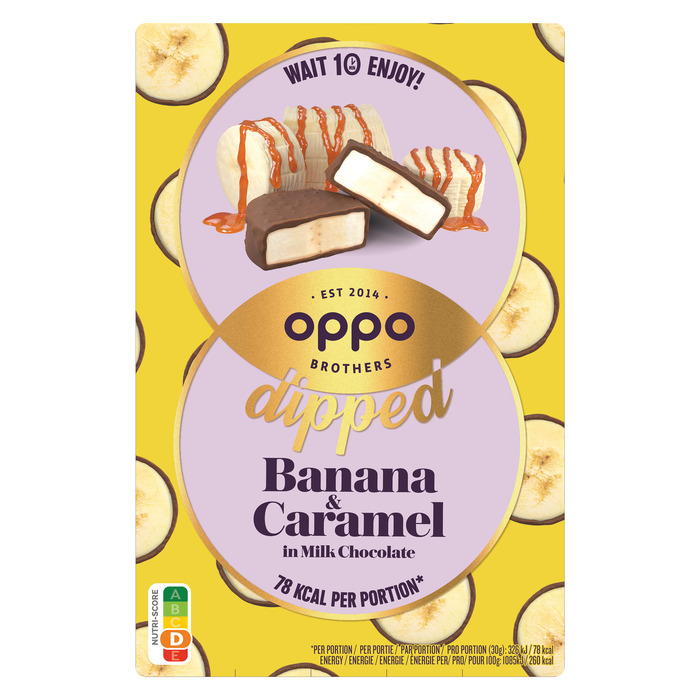 Oppo Brothers Dipped banana & caramel (150g)