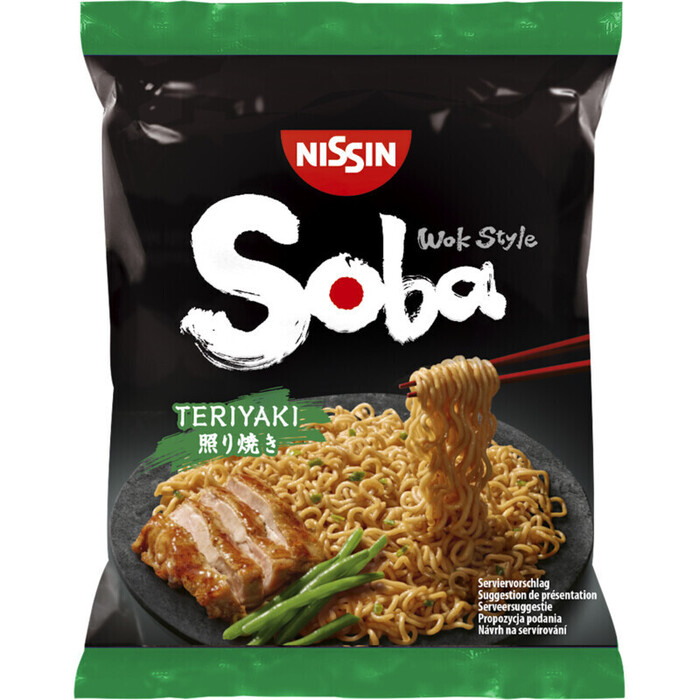 Nissin Soba Bag Teriyaki 110gr (Zak, 110g)