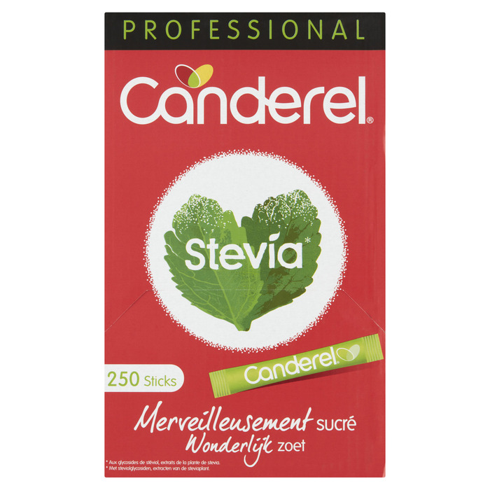 Canderel Stevia stick 250x1,1G (250 × 1.1g)