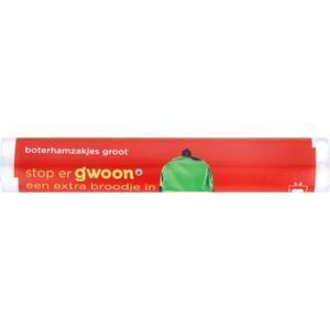g'woon Boterhamzakjes Groot 80 Stuks