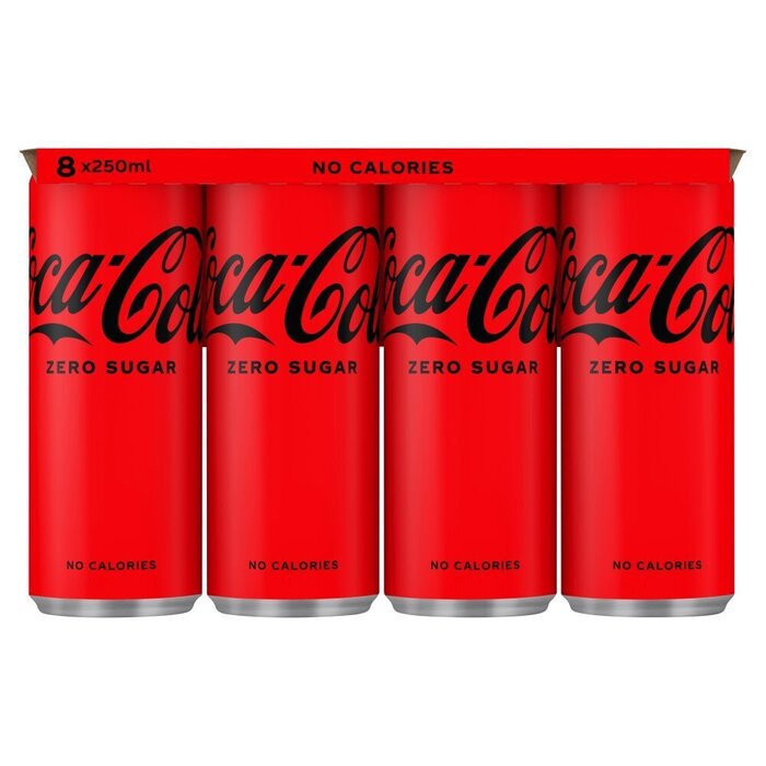 Coca-Cola Zero Sugar 8 x 250 ml (250ml)