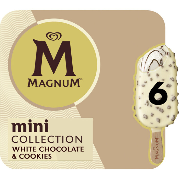 Magnum IJs mini white chocolate & cookies (33cl)