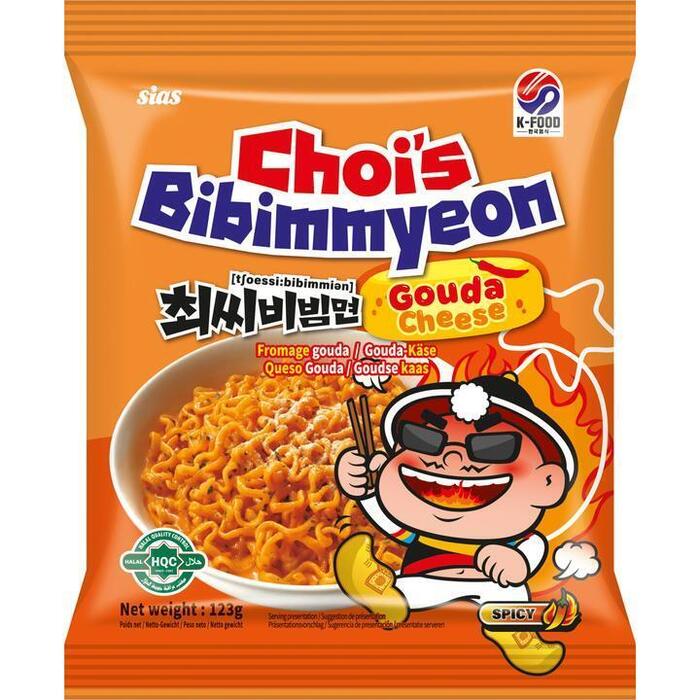 Choi's Bibimmyeon Instant Noedels Goudse Kaas 123g