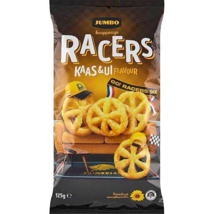 Jumbo Knapperige Racers Kaas & Ui Flavour 125 g (125g)