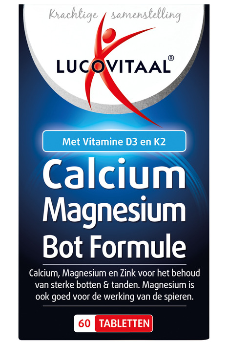 Lucovitaal Calcium magnesium bot tabletten (60 × 2.08g)