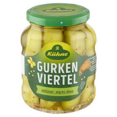 Kühne, Gurken Viertel (Pot, 330g)