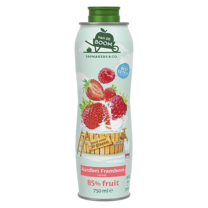 Van de Boom Siroop framboos (0.75L)