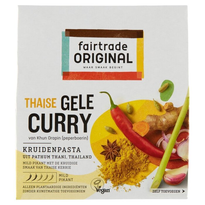 Gele curry kruidenpasta (Doos, 70g)