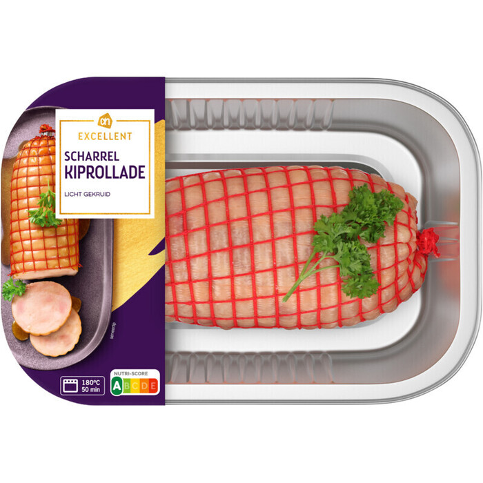 AH Excellent Scharrel kiprollade licht gekruid (500g)
