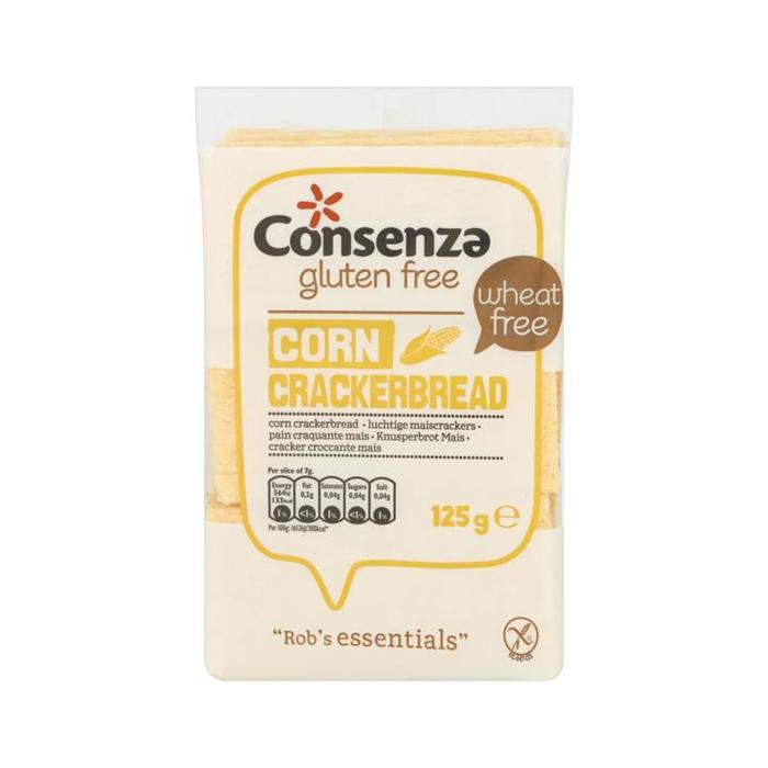 Consenza Luchtige maïscrackers (Doos, 125g)