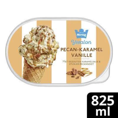 Hertog IJssalon Pecan Caramel 825ML (0.83L)