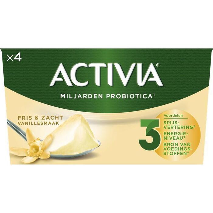 Activia Vanille stand (4 × 125g)