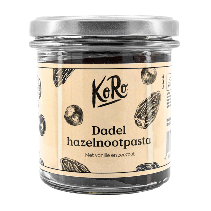 KoRo Dadel hazelnootpasta (330g)