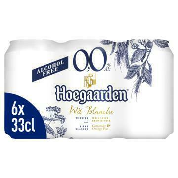 Hoegaarden Belgisch Witbier 0.0% Blikken 6 x 33 cl (6 × 33cl)