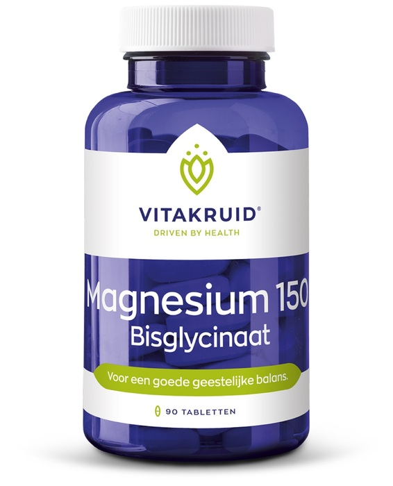 Vitakruid Magnesium 150 bisglycinaat tabletten