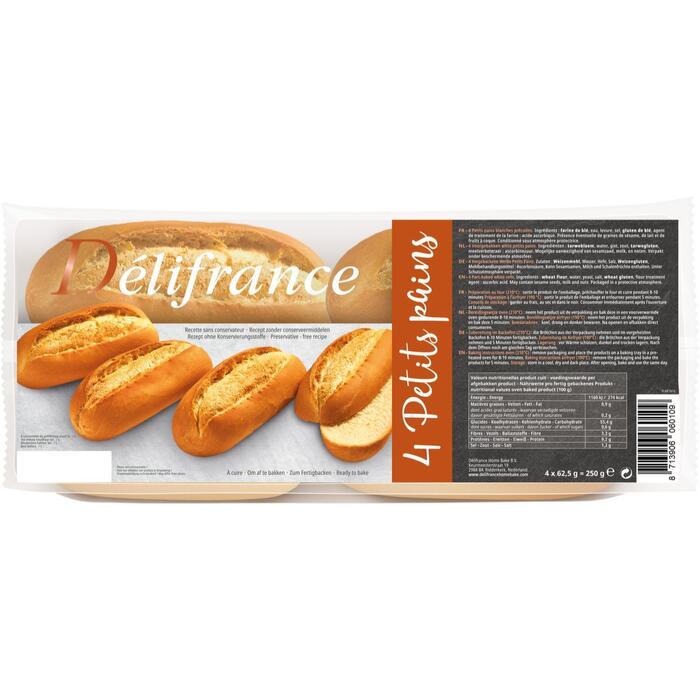 4 Petits pains classiques (Stuk, 250g)