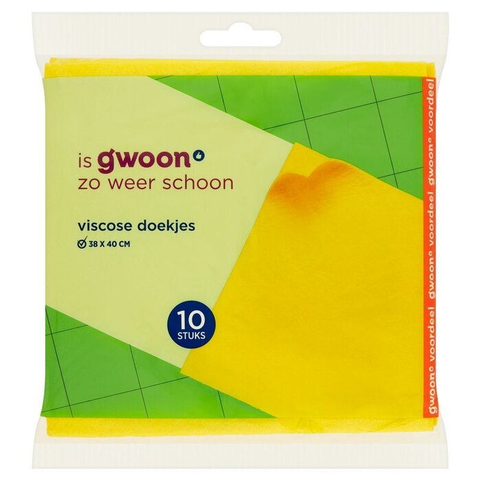 g'woon Viscosedoekjes 10 Stuks