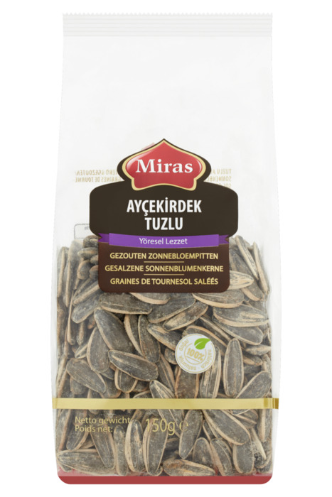 Miras Geroosterde gezouten zonnebloempitten (150g)