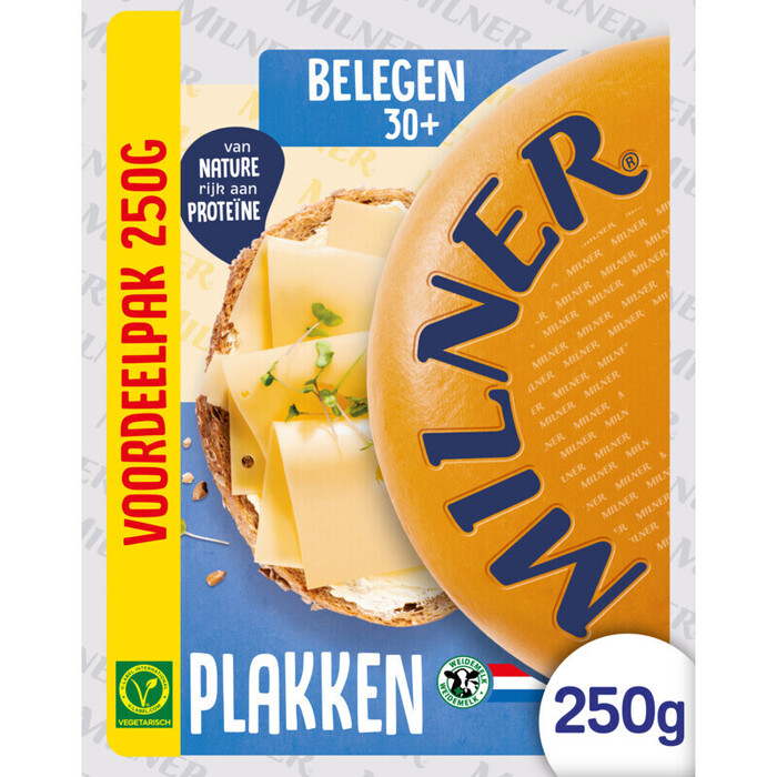Milner Belegen 30+ voordeelpak (250g)