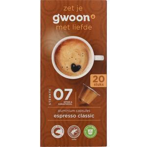 G'woon cups espresso 7. 20st (100g)