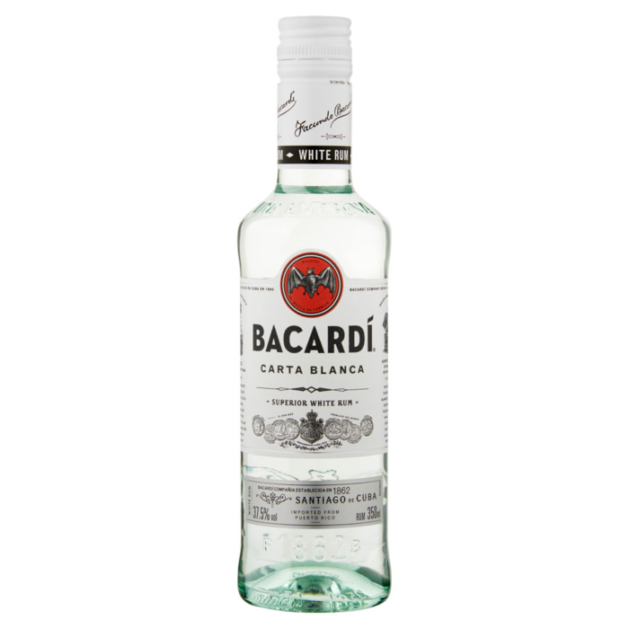 Bacardí Carta Blanca Rum 350 ml (Stuk, 35cl)