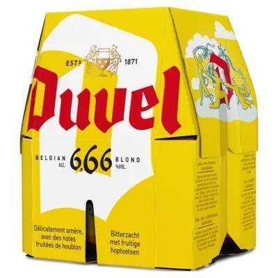 Duvel Belgian Blond Fles 330 ml (Fles, 4 × 33cl)