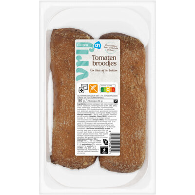 AH Glutenvrij Tomaten broodjes (180g)