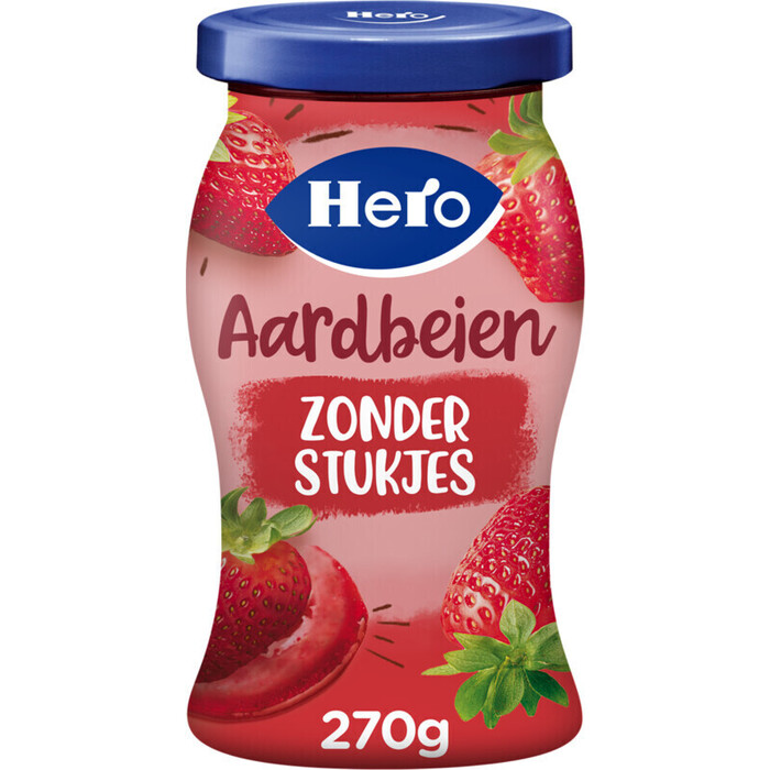 Fluweelzacht aardbeien (Pot, 270g)