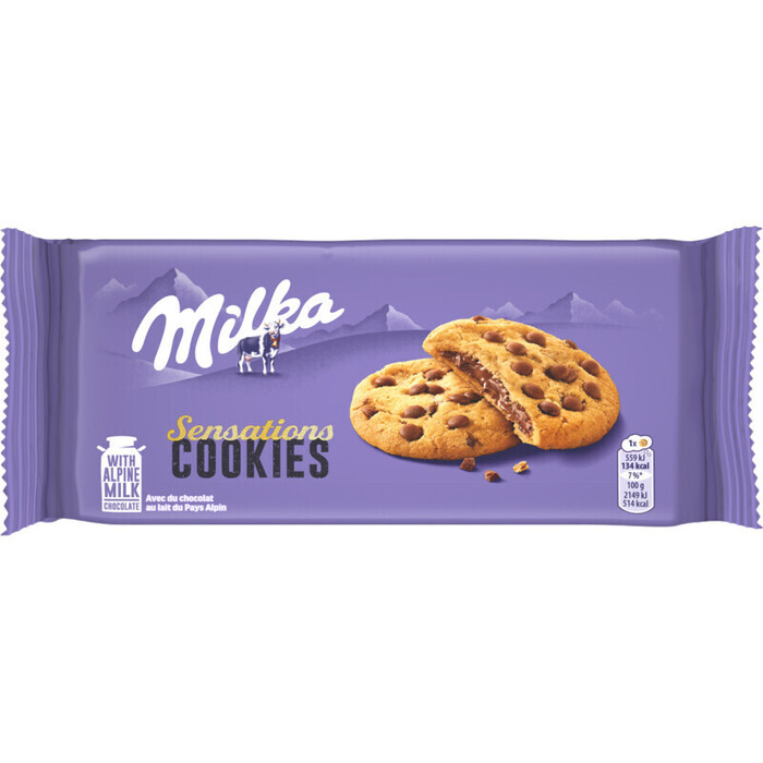 Milka Sensations Chocolade Koekjes Chocovulling 208 g (208g)