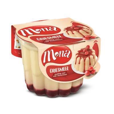 Griesmeelpudding met Rode Bessensaus (Stuk, 45cl)