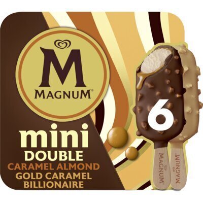 Magnum Mini Double Caramel & Almond Billionaire 6x55ml (282g)